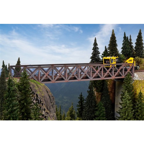 Kibri 39702 - H0 Fachwerk-Stahlbrücke, eingleisig