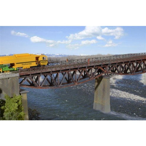 Kibri 39703 - H0 Fischbauchträgerbrücke, eingleisig