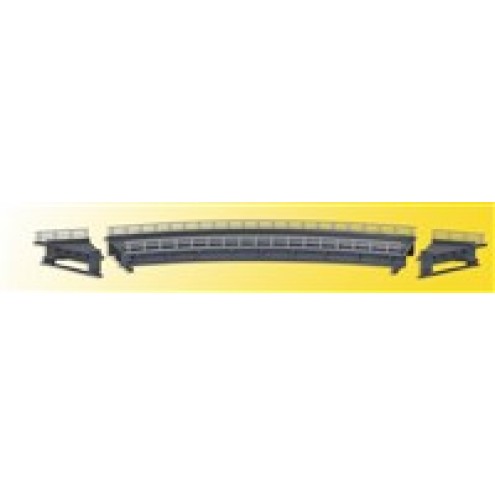 Kibri 39706 - H0 Stahlträgerbrücke gebogen, eingleisig