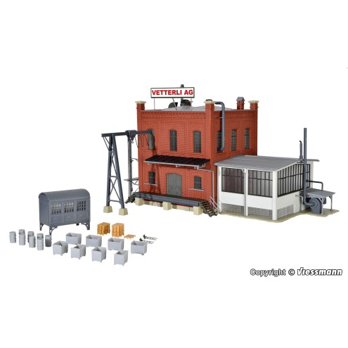 Kibri 39813 - H0 Fabrik mit Anbau