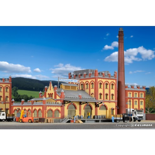 Kibri 39826 - H0 Kühlhaus und Anlieferung Brauerei Feldschlösschen