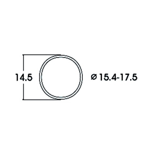 Roco 40076 - Haftringsatz Wechselstrom (Durchmesser:15,4–17,5 mm)
