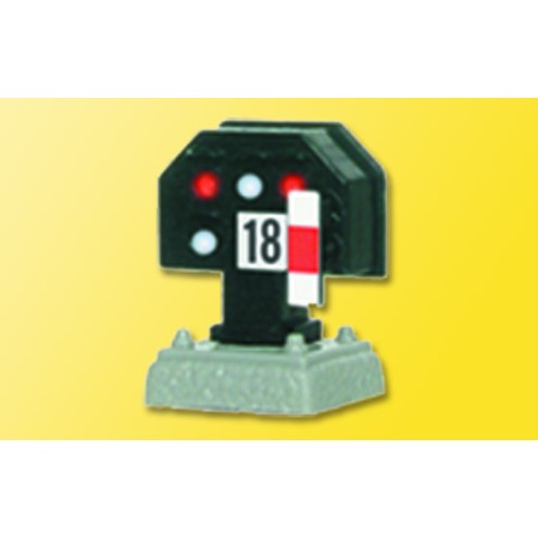 Viessmann 4018 - H0 Licht-Sperrsignal, nieder