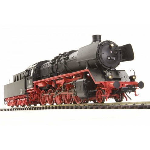 Lenz 40253-01 - Schlepptenderlok BR 50 dreidomig, Schürze, Kastentender