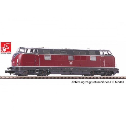 Piko 40501 - N-Diesellok/Sound BR 221 DB IV + Dec. Next18