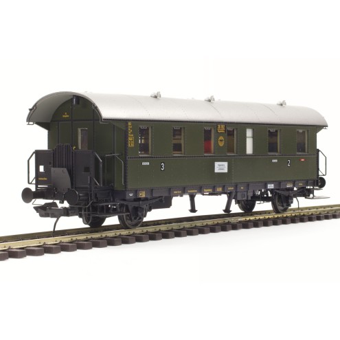 Lenz 41112-01 - Donnerbüchse BCi-28, 2./3. Kl., DRG, Ep.2, RAL6008