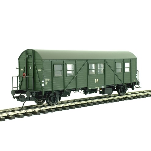 Lenz 41141-02 - Behelfspersonenwagen MBi 43, DR, Epoche 3, RAL6007