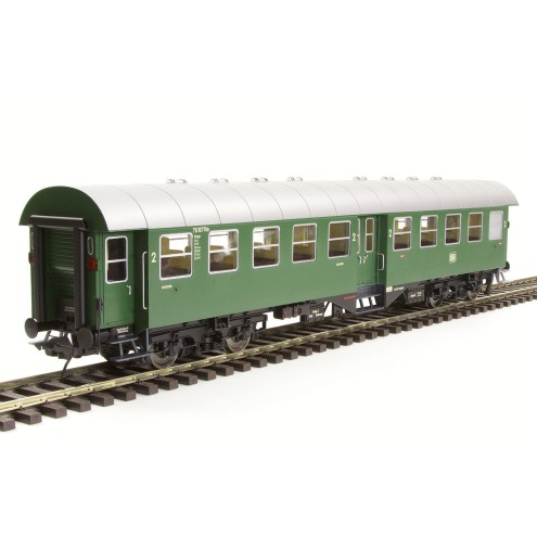 Lenz 41220-05 - Umbauwagen B4yge, 2.Kl., DB, Ep.3, RAL6020