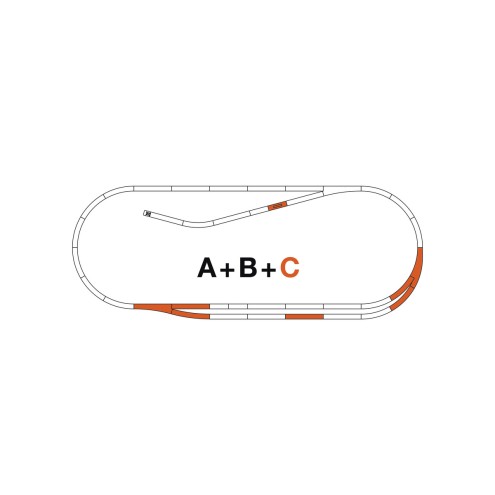 Roco 42021 - ROCO LINE Gleisset C