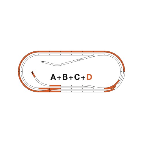 Roco 42022 - ROCO LINE Gleisset D