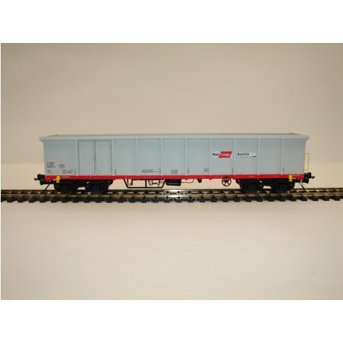 Lenz 42142-12 - Hochbordwagen Eanos, ÖBB, Epoche 5-6, grau-rot