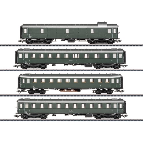 Märklin 42525 - Reisezugwagen-Set zur Dampflok 12.11