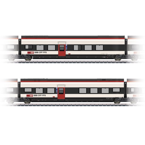 Märklin 43462 - Ergänzungswagen-Set 2 zum RABe 501 Giruno