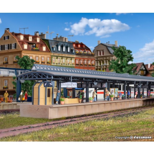 Vollmer 43541 - ICE-Bahnsteig Vaihingen, dreiteilig
