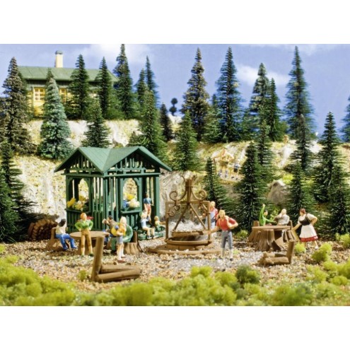 Vollmer 43606 - H0 Grillplatz mit Hütte