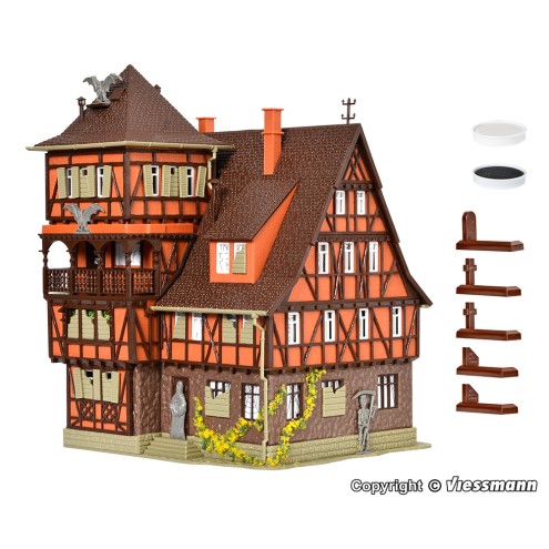 Vollmer 43679 - H0 Villa Vampir mit Farbtabletten, Funktionsbausatz