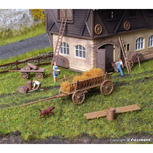 Vollmer 43699 - H0 Deko-Set Bauernhof