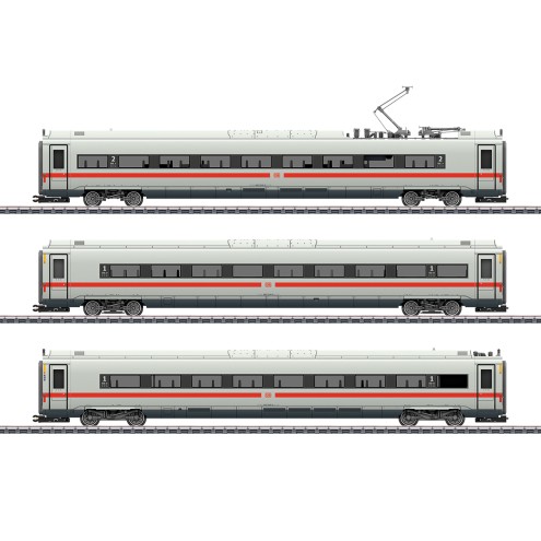 Märklin 43726 - Ergänzungswagenset zum ICE 4, DB, VI