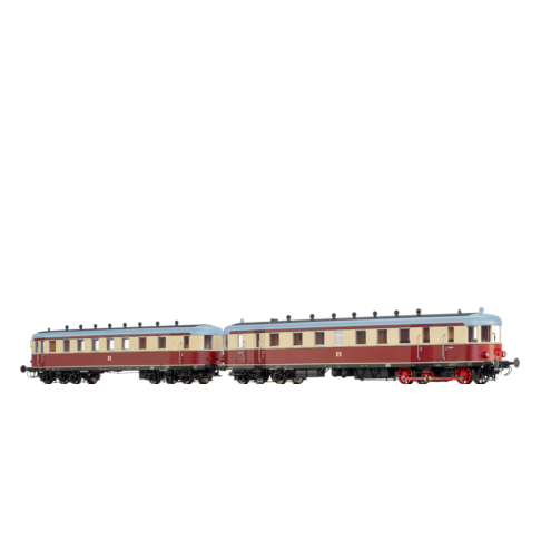 Brawa 44394 - H0 Verbrennungstriebwagen VT 137 und Beiwagen VT 147 der DR III DC BAS+