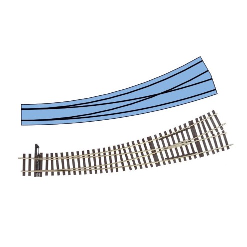 Lenz 45034 - Bogenweiche links Handweiche