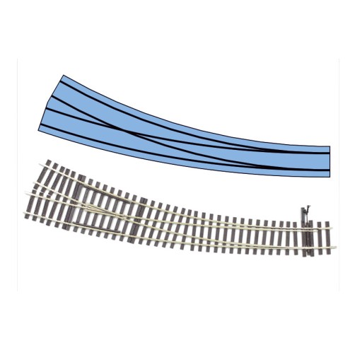 Lenz 45035 - Bogenweiche rechts Handweiche