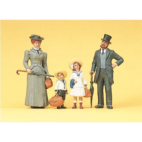 Preiser 45062 - Familie, 4 Figuren
