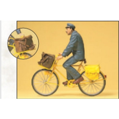 Preiser 45073 - Franz. Postbote auf Fahrrad