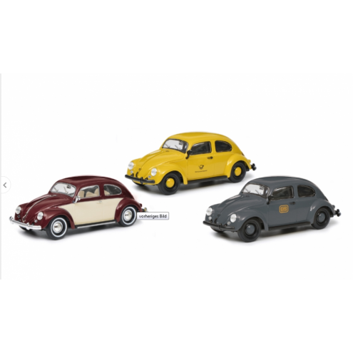 Schuco 450774200 - 3er Set "VW Käfer", 1:32