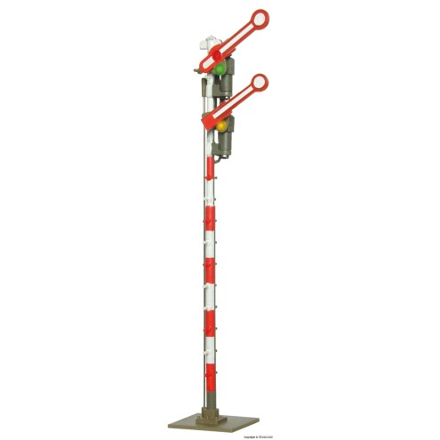 Viessmann 4508 - H0 Form-Hauptsignal ÖBB mit 2 gekoppelten, umgebauten Flügeln