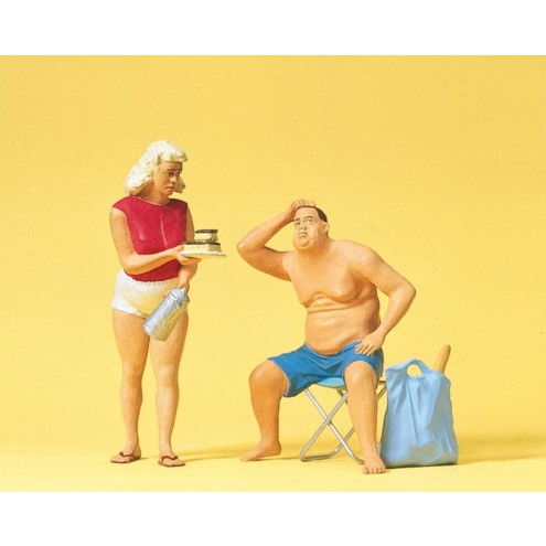 Preiser 45111 - Camping Mann und Frau