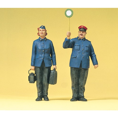 Preiser 45117 - Bahnpersonal. DR 1939-45, 2 Figuren