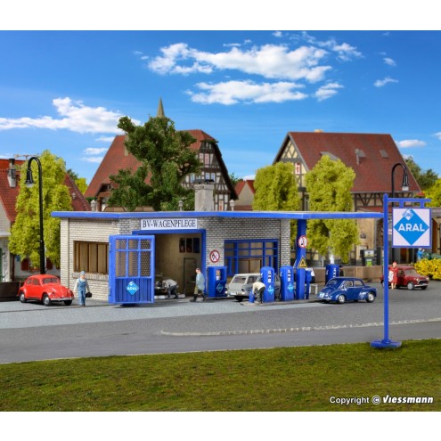 Vollmer 45156 - H0 ARAL-Tankstelle