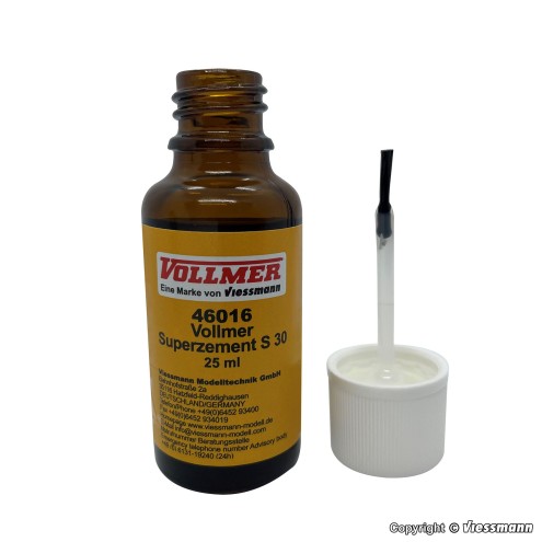 Vollmer 46016 - VOLLMER SUPERZEMENT S 30 (25 ML)
