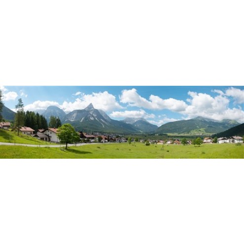 Vollmer 46106 - Hintergrundkulisse Alpenvorland, dreiteilig, 266 x 80 cm