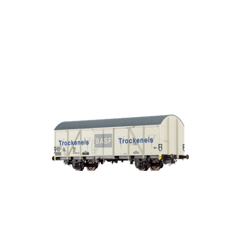 Brawa 47275 - H0 GEDECKTER GÜTERWAGEN GBS-UV 253 „BASF TROCKEN EIS” DER DB IV BASF