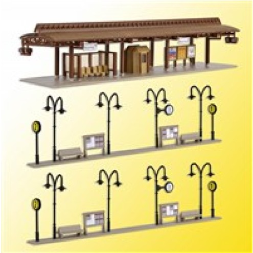 Vollmer 47580 - N Busstation, überdacht
