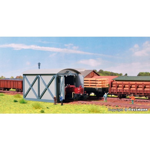 Vollmer 47610 - N Lokschuppen für Köf, einständig