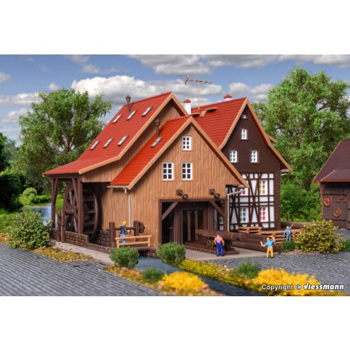 Vollmer 47713 - N Tonbachmühle mit Mühlrad und Sägegatter