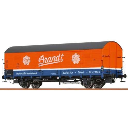 Brawa 48732 - Gedeckter Güterwagen Glr 22 „Brandt” der DB