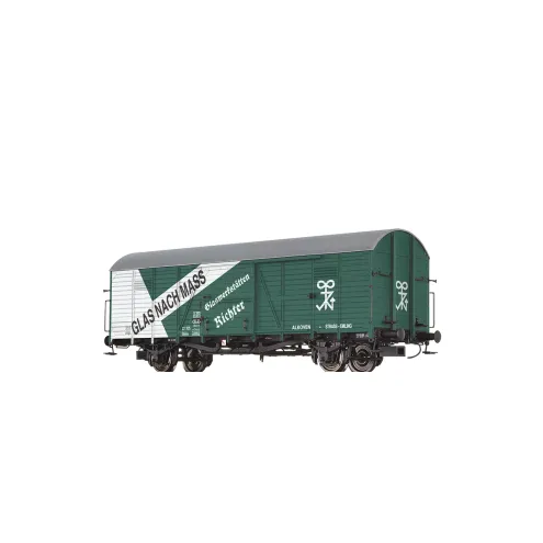Brawa 48748 - Gedeckter Güterwagen Gkklms "Glaswerkstätten Richter" ÖBB