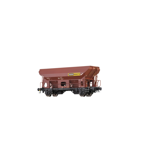 Brawa 49536 - H0 Güterwagen Eds-u Ommstu DR, IV, Rekord