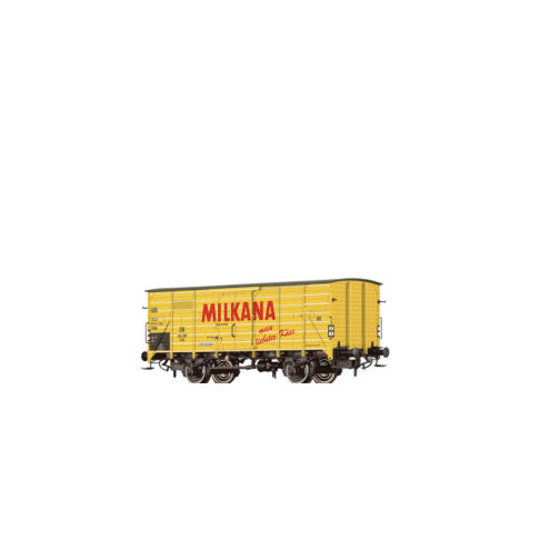 Brawa 49771 - H0 GEDECKTER GÜTERWAGEN G10 „MILKANA” DER DB III Milkana