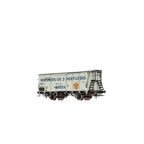 Brawa 49776 - H0 Gedeckter Güterwagen „Brouwerij de 3 Hoefuzers ” der NS, Ep. III