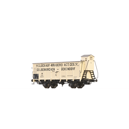 Brawa 49799 - H0 Güterwagen G10 KPEV, I, Glückauf Braue