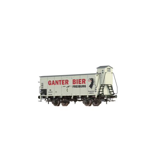 Brawa 49871 - Gedeckter Güterwagen "Ganter Bier Freiburg" der DB
