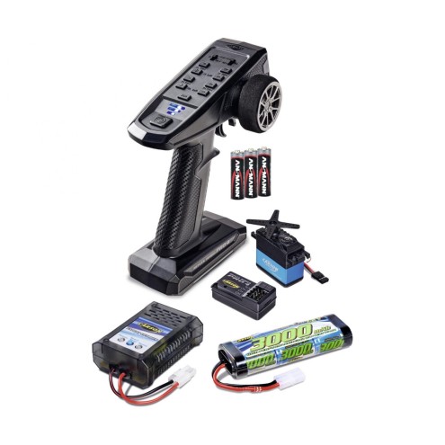 Carson 500500112 - FS 3K Reflex Wheel Pro 4 Elektro-Set