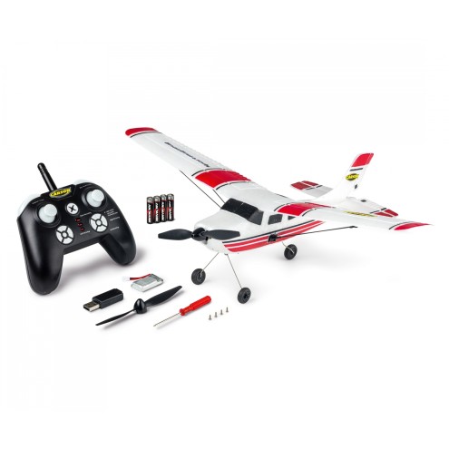 Carson 500505033 - RC Sportflugzeug 2.4 G 100% RTR rot