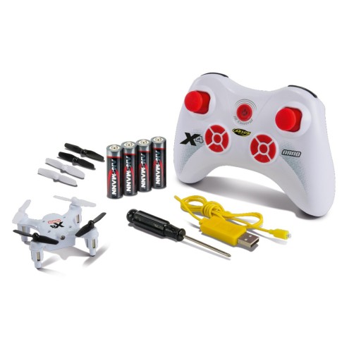Carson 500507079 - X4 Quadcopter NANO 100%RTF(white)