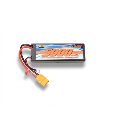 Carson 500608284 - 7,4V/5000mAh 60C LiPo Akku XT90