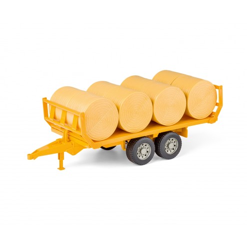 Carson 500907658 - 1:16 Heuwagen für RC Traktor gelb